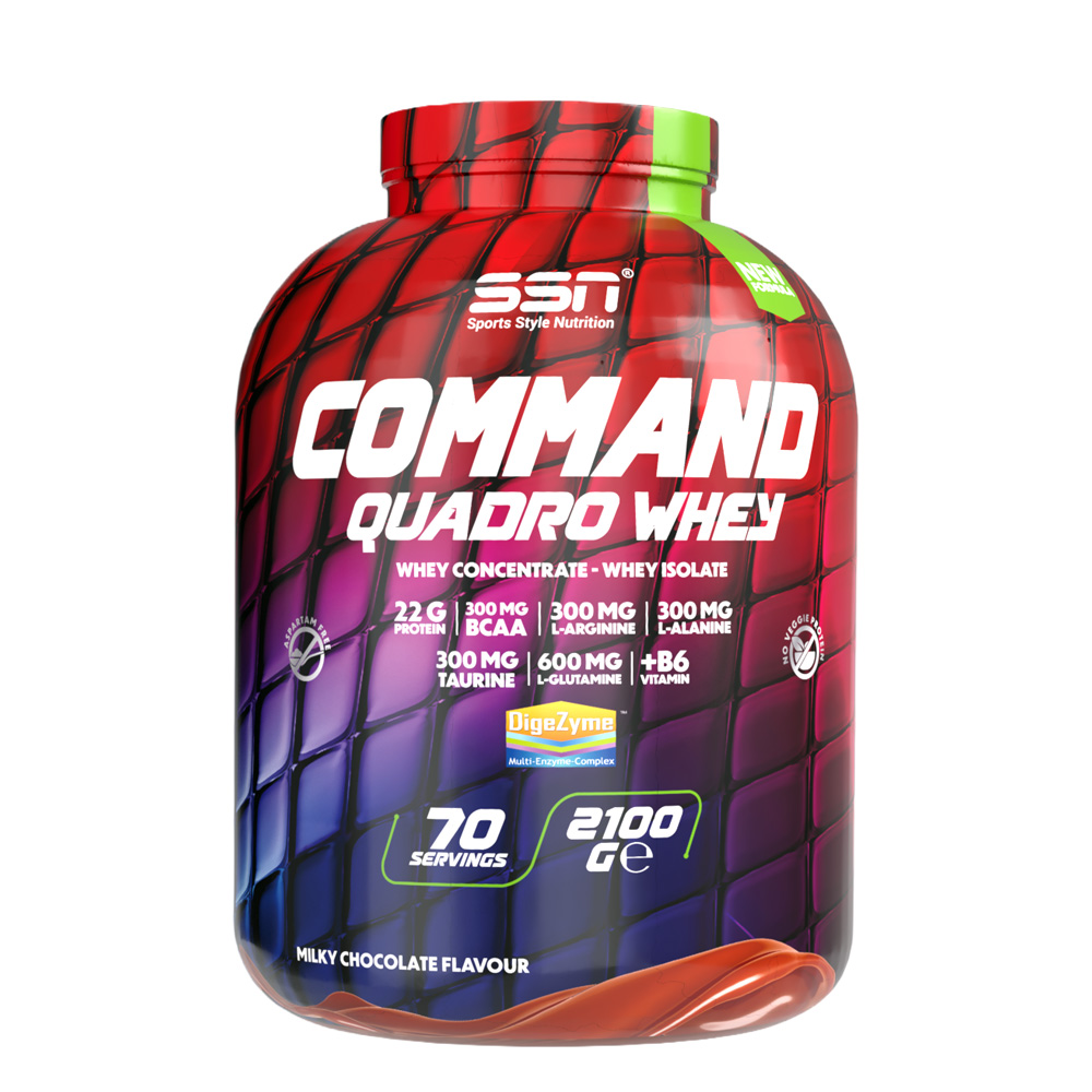 SN Sports Style Nutrition Command Quadro Whey 2100 Gr (Çikolatalı) Protein Tozu